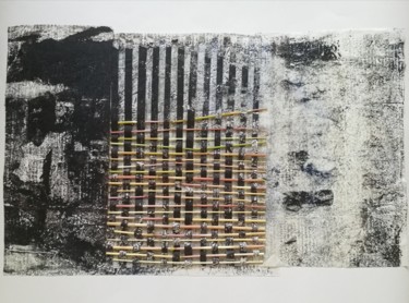 sans titre 4 Peinture intitulée "sans titre 4" par Elisabeth Celle, Œuvre d'art originale, Encre