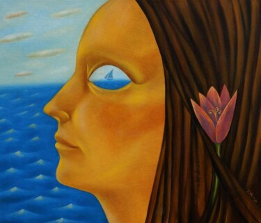 Картина под названием "Взгляд на море" - Зайцева Ирина Евгеньевна, Подлинное произведение искусства, Другой