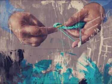 Arts numériques intitulée "Your hands are still" par Zakaria Al Omar, Œuvre d'art originale, Peinture numérique