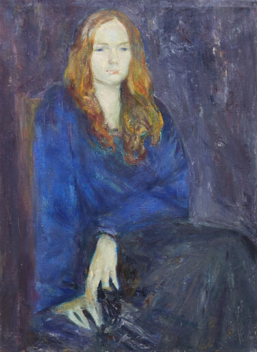 Pintura intitulada "Tanya" por Zakhar Shevchuk, Obras de arte originais, Óleo