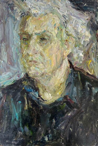 Peinture intitulée "Wisdom" par Zakhar Shevchuk, Œuvre d'art originale, Huile