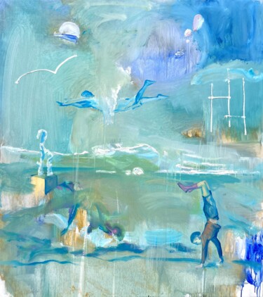 Картина под названием "Dreamscape" - Zakhar Shevchuk, Подлинное произведение искусства, Масло