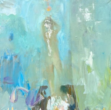 Картина под названием "Summer Shower" - Zakhar Shevchuk, Подлинное произведение искусства, Масло Установлен на Деревянная ра…