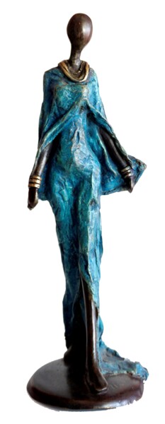 Sculpture titled "Sortie de soirée" by Zako, Original Artwork, Bronze