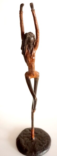 Sculpture intitulée "Danseuse contempora…" par Zako, Œuvre d'art originale, Bronze