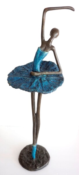 Danseuse classique bleue Sculpture titled "Danseuse classique…" by Zako, Original Art, Bronze