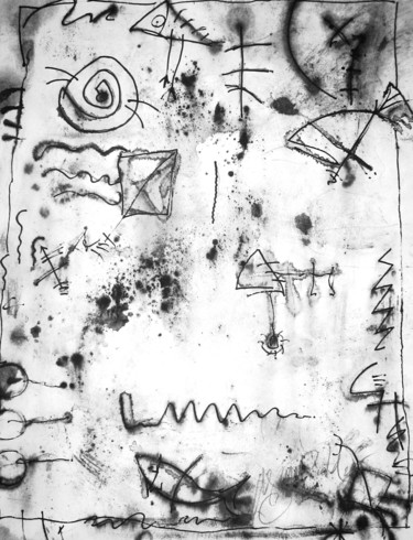 Σχέδιο με τίτλο "Sans titre" από Antonio Zamariola, Αυθεντικά έργα τέχνης, Ακουαρέλα Τοποθετήθηκε στο Χαρτόνι