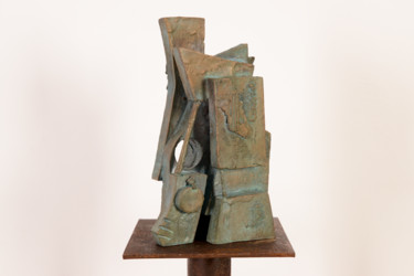 Skulptur mit dem Titel "L'attente" von Antonio Zamariola, Original-Kunstwerk, Bronze