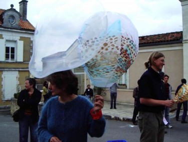 Installazione intitolato "Préparatifs pour le…" da Zampo, Opera d'arte originale