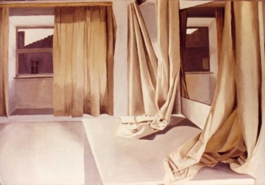 Peinture intitulée "Miroirs" par Zampo, Œuvre d'art originale, Huile