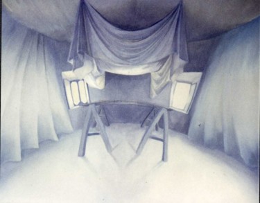 Pittura intitolato "Chambre A" da Zampo, Opera d'arte originale, Olio