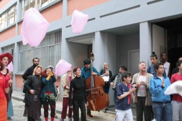 Instalação intitulada "PARCOURS DES DECHETS" por Zampo, Obras de arte originais