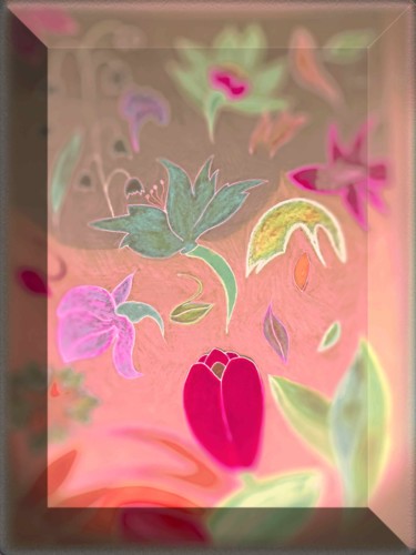 Grafika cyfrowa / sztuka generowana cyfrowo zatytułowany „Wild flowers” autorstwa Zana Sucic, Oryginalna praca, Malarstwo cy…