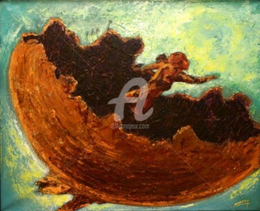 Pintura intitulada "Polonisação" por Zandre, Obras de arte originais