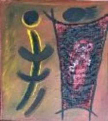 Painting titled "accouplement" by Zaph, Original Artwork