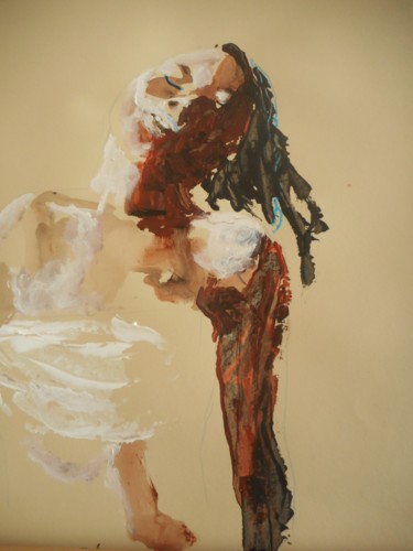Peinture intitulée "Eurydice" par Ruddy Zara, Œuvre d'art originale, Acrylique