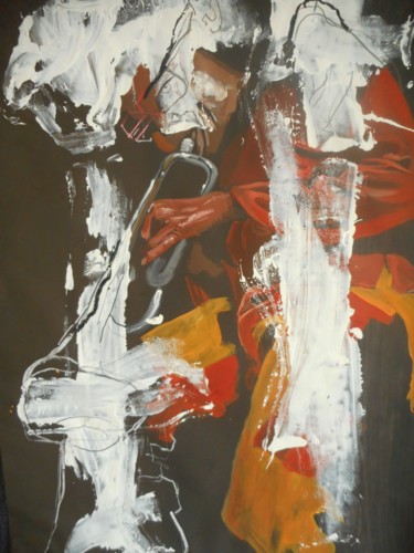 Peinture intitulée "Miles davis 01" par Ruddy Zara, Œuvre d'art originale, Acrylique