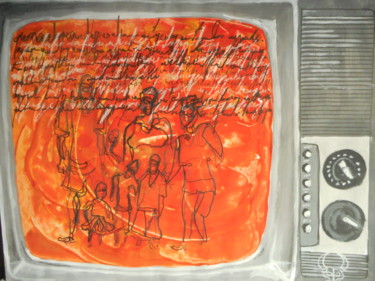 Peinture intitulée "Upon a time tv show…" par Ruddy Zara, Œuvre d'art originale, Acrylique