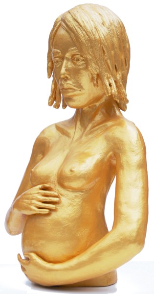 Sculpture titled "Now you are a godde…" by Artur Zarczynski, Original Artwork, Ceramics