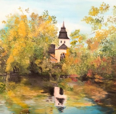 Painting titled "LE LAVAL DIEU" by Zarwa, Original Artwork, Oil