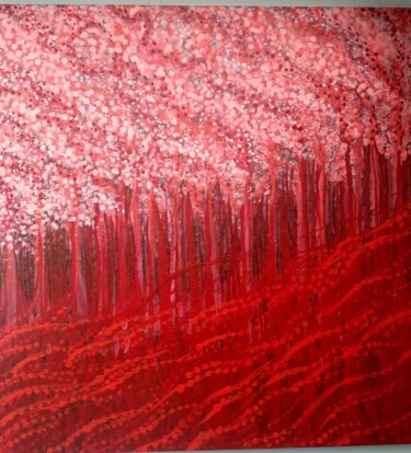 Картина под названием "The roots" - Зария Рай, Подлинное произведение искусства, Акрил Установлен на Деревянная рама для нос…