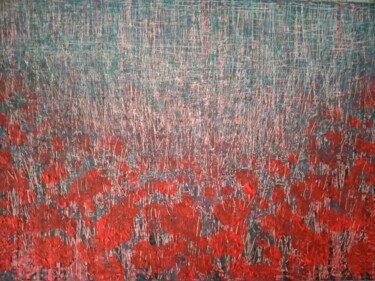 Pittura intitolato "Florescence" da Zaria Raj, Opera d'arte originale, Acrilico