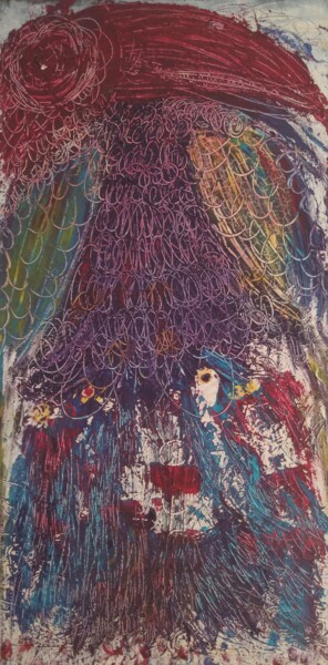 Malerei mit dem Titel "Mystic" von Zazi Art, Original-Kunstwerk, Öl