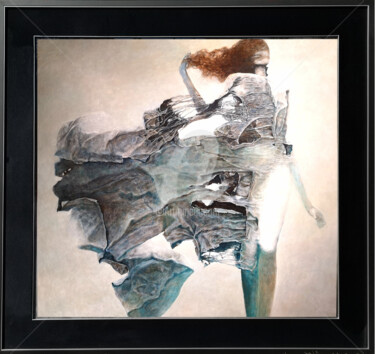 Ζωγραφική με τίτλο "RŁ - Zdzislaw Beksi…" από Pods Inspirations -  Beksinski, Αυθεντικά έργα τέχνης, Airbrush