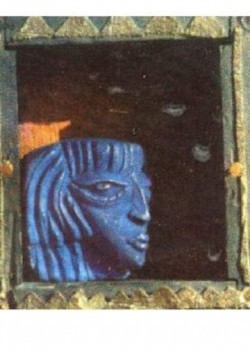 Painting titled "the princess blue1" by Zia Zaidi, Original Artwork