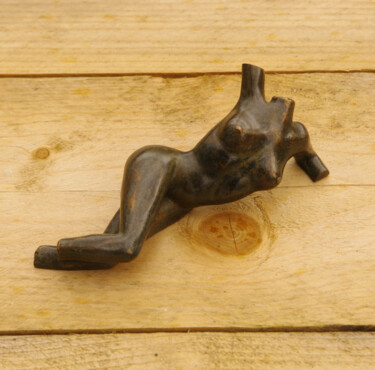 Sculpture titled "Femme 2" by Zef, Original Artwork, Bronze
