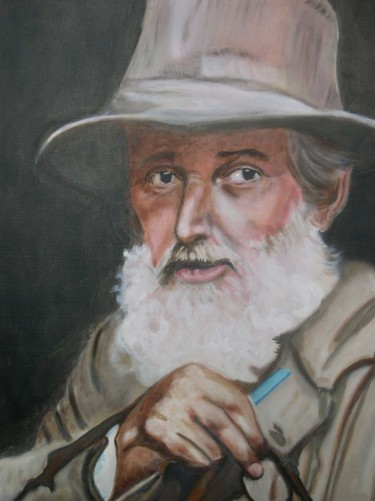 Painting titled "MY UNKNOWN FATHER" by Zélic, Original Artwork