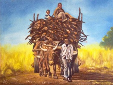 Painting titled "boys.jpg" by Zendaart, Original Artwork, Oil