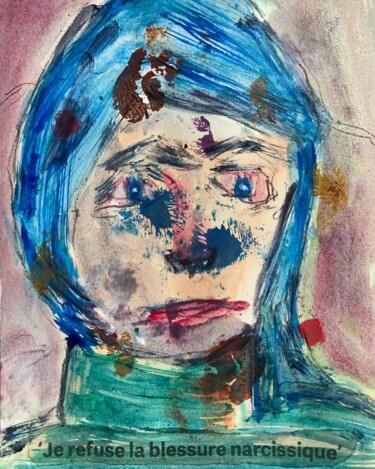 Peinture intitulée "« La femme éclatée…" par Ananda Eva, Œuvre d'art originale, Acrylique