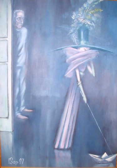 Painting titled "My ghost / Мое прив…" by Georgii Zernitskii George Zernitsky, Original Artwork