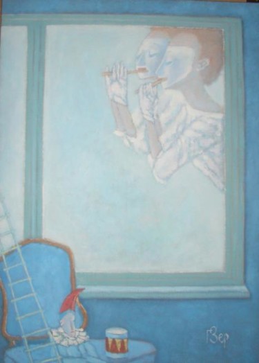 Painting titled "Flutes / Флейты" by Georgii Zernitskii George Zernitsky, Original Artwork