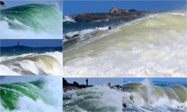 Фотография под названием "Big Wave" - Zeroual Vincent, Подлинное произведение искусства, Цифровая фотография
