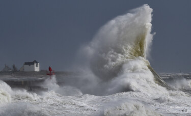 Photographie intitulée "Tempête Armand / Le…" par Zeroual Vincent, Œuvre d'art originale, Photographie numérique