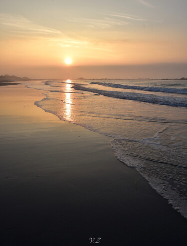 Photographie intitulée "douceur de plage" par Zeroual Vincent, Œuvre d'art originale, Photographie numérique