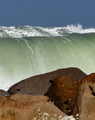 Photography titled "Big Wave 1" by Zeroual Vincent, Original Artwork, Digital Photography