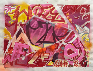 Tekening getiteld "Lettrine Colorée2" door Zewo213, Origineel Kunstwerk, Acryl