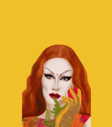 "Sasha Velour" başlıklı Dijital Sanat Zee2yy tarafından, Orijinal sanat, Dijital Resim