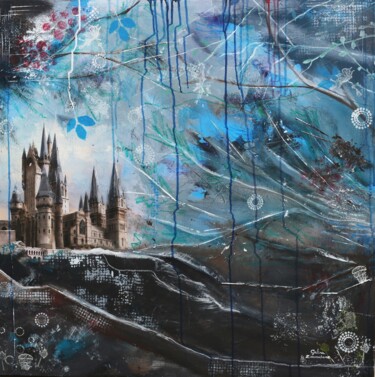 Картина под названием "Make a Wish" - Galina Zimmatore, Подлинное произведение искусства, Акрил Установлен на Деревянная рам…