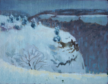 Картина под названием "Над Осиповой балкой." - Александр Згурский, Подлинное произведение искусства, Масло