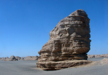 Fotografie getiteld "戈壁滩的巨石" door Zhang Bi Zi Song Shu, Origineel Kunstwerk, Digitale fotografie
