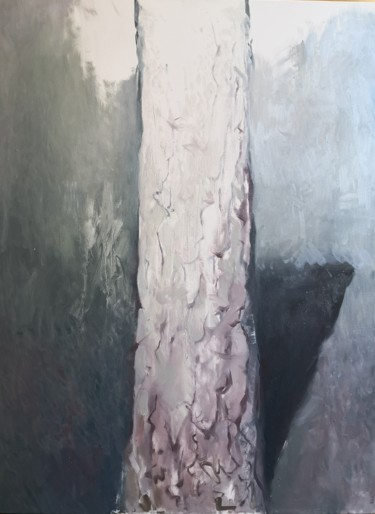 Painting titled "tree and life" by Weixuan Zhang, Original Artwork, Oil