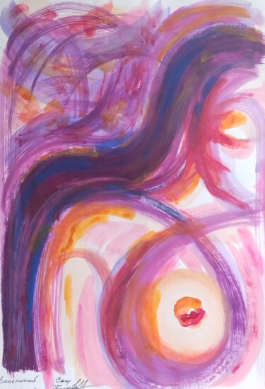Painting titled "Spring dream" by Zhanna Fedosova, Original Artwork, Acrylic