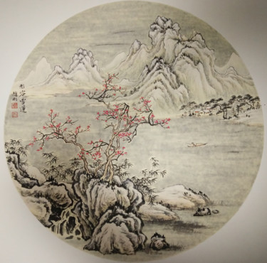 Ζωγραφική με τίτλο "NO.20 Appearance as…" από Gang Zhao 赵刚, Αυθεντικά έργα τέχνης, Χρωστικές ουσίες