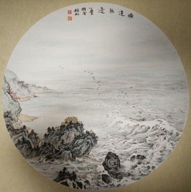 Картина под названием "NO.23 Open and limi…" - Gang Zhao 赵刚, Подлинное произведение искусства, Пигменты