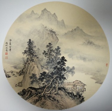 Malerei mit dem Titel "NO.11 Contained and…" von Gang Zhao Zhao Gang, Original-Kunstwerk, Pigmente