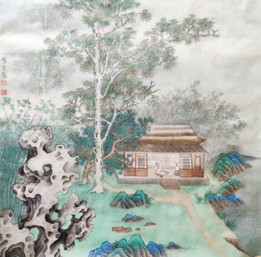 Painting titled "A genius like a pho…" by Yimeng Zhao 赵一蒙, Original Artwork, Pigments